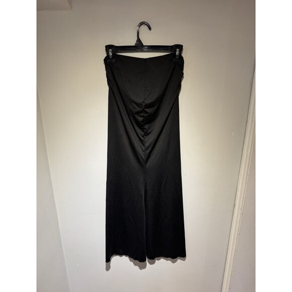 Women's Solid High Waist Lightweight Bodycon Pencil Stretch Maxi Skirt Ruched S - Picture 6 of 7